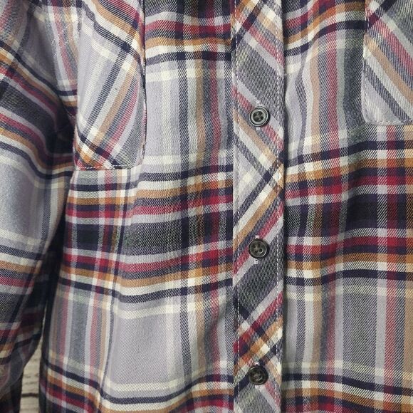 Womans Penningtons Button Down Plaid sz 3X Top - Picture 8 of 13